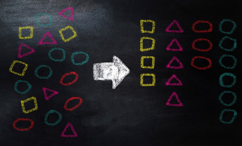 drawing geometry to categorize on chalkboard,  categorizing geom