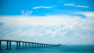 Macau bridge, the longest bridge of Asia