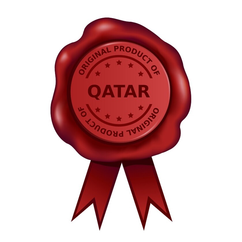 Product Of Qatar Wax Seal