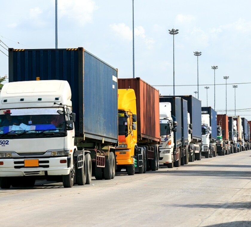 Trucks have been turned away at the UK-EU border due to incorrect paperwork.