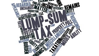 Word cloud for Lump-sum tax