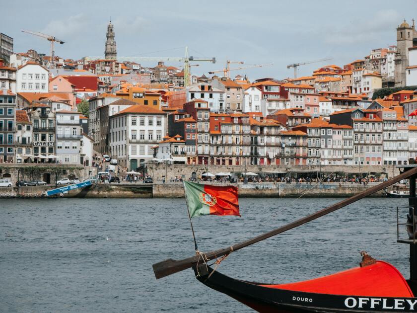 Portuguese flag on a boat