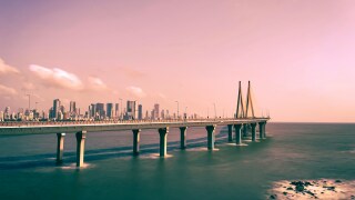 Bandra–Worli Sea Link Bridge in Mumbai