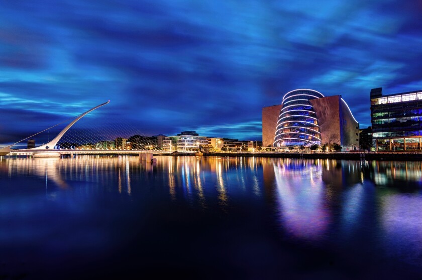 Samuel Beckett Bridge Dublin, Ireland