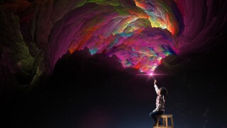 creativity imagination and dreams concept.