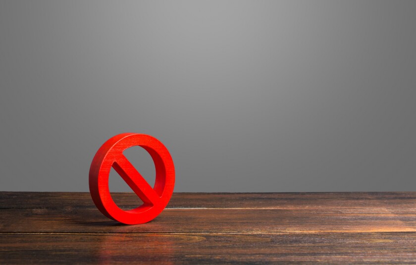 Red prohibition symbol NO. Bans and laws, restriction of human rights and freedoms. Norms and rules, permissible limits and quality standards. Hold and make it stop. Protest and disobedience.