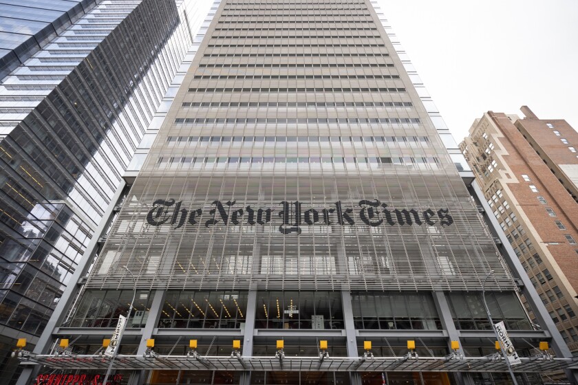 New York Times headquarter building