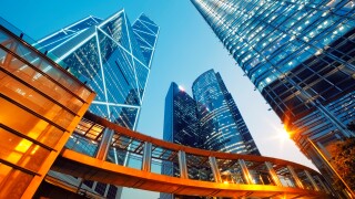 Skyscrapers in Hong Kong