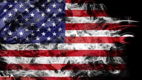 smoke flag of United States