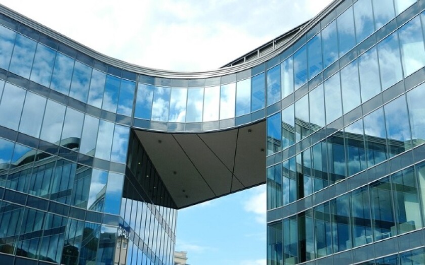 glass building large