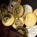 Stack of cryptocurrencies
