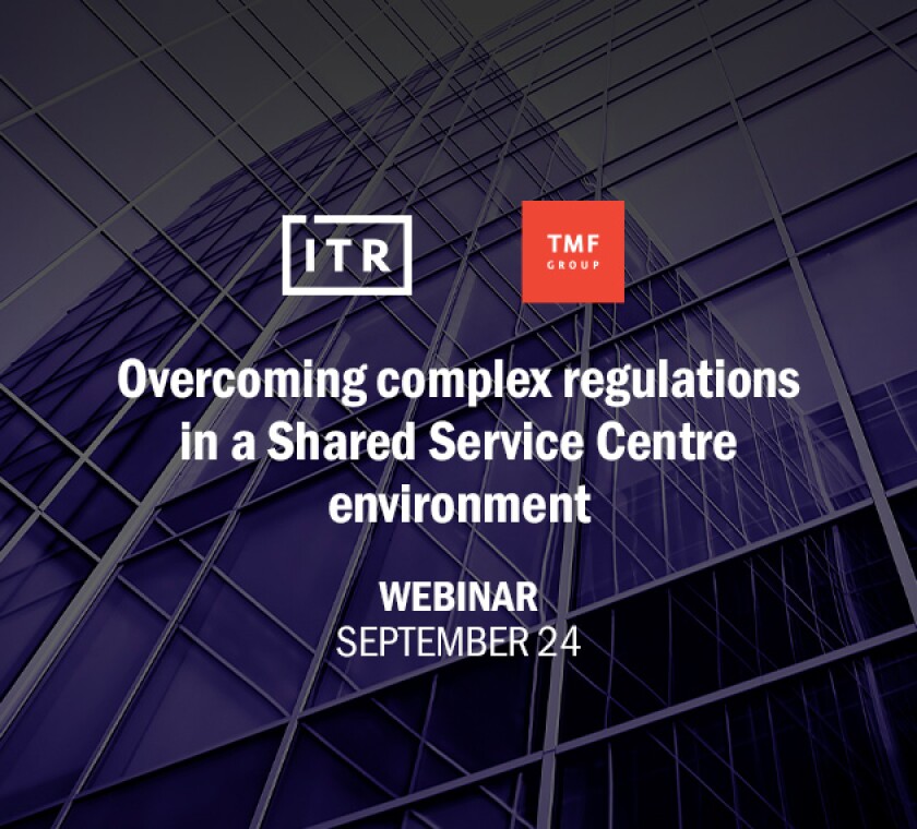 Webinar: Overcoming complex regulations in a shared service centre on September 24 at 2pm GMT (3pm London time / 10am EST)