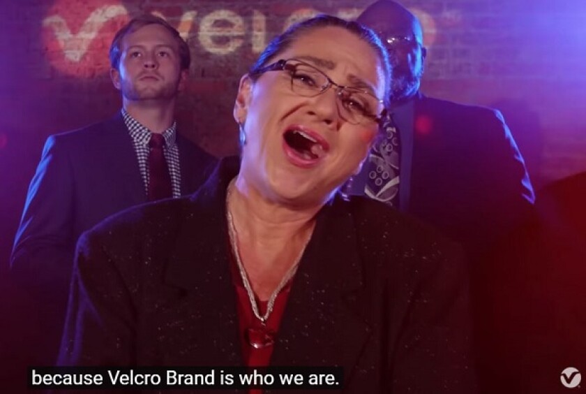 Screenshot of Velcro's Don't Say Velcro video