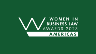 Women in Business Law Awards Americas 2023 logo