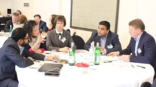 Delegates discuss the impact of artificial intelligence