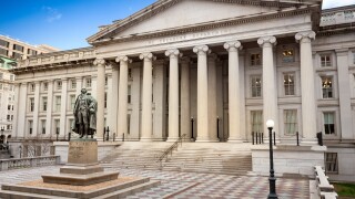 Exterior of United States Department of Treasury