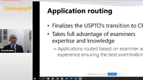 Drew Hirshfeld, commissioner for patents, speaking at Managing IP's virtual US Patent Forum