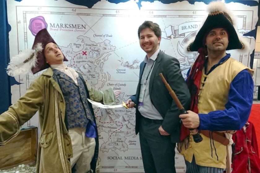 The sort of fun regular INTA goers will miss this year. Managing IP Americas editor Patrick Wingrove apprehends a couple of 'copyright pirates' at the 2018 INTA Annual Meeting in Seattle.