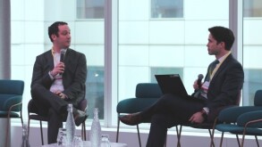 Joshua Dubin (left) and Sutton Ansley (right) delved into the challenges of working with AI