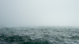 Stormy sea