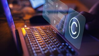 copyright concept, author rights and patented intellectual prope