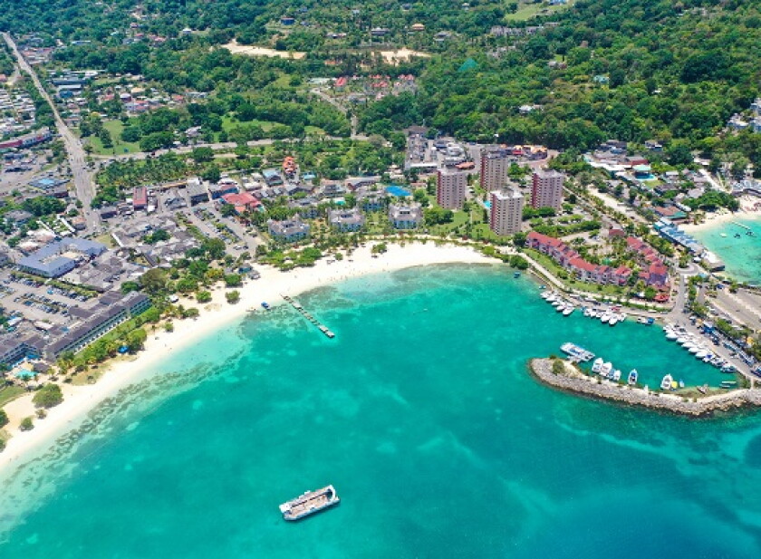 Beautiful Aerial Beach View