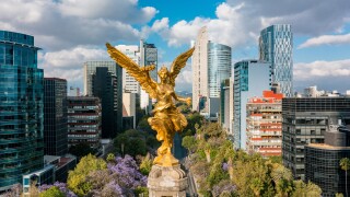 Angel de la independencia in Mexico City