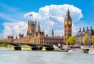 Big Ben and Houses of Parliament, London, UK