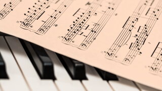 Piano and music score.jpg