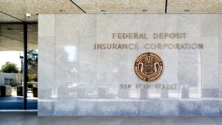 Washington D.C., USA - March 1, 2020: Sign and seal of The Feder