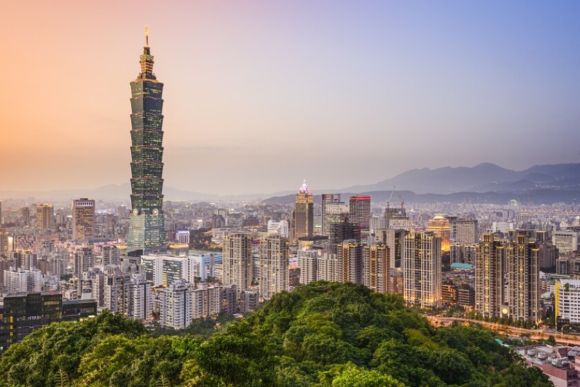 Taipei, Taiwan City Skyline