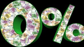 Zero per cent displayed using euro notes.jpg