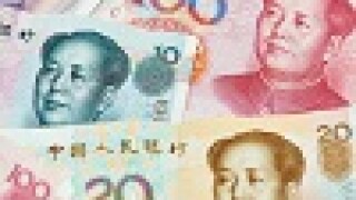 Chinese currency money yuan