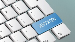 revocation written on the keyboard button
