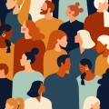 pattern with people