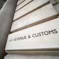 London- HM Revenue and Customs building on Whitehall, UK Governm