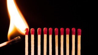 light a match