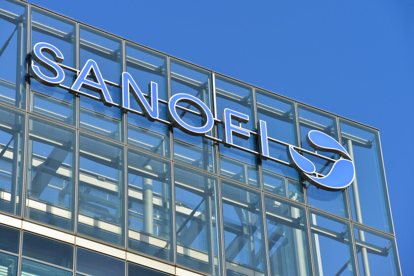 Berlin / Germany - September 22, 2019: Sanofi Germany - Berlin b