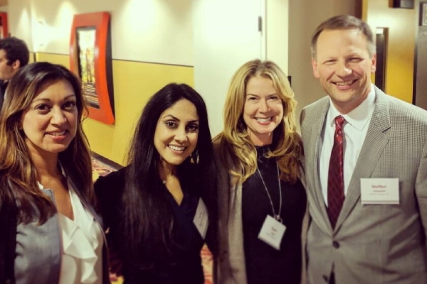 Kathi Vidal (second from right) at a “Marshall” screening with ChIPs in Washington DC. Vidal has recently been floated as a candidate for USPTO director