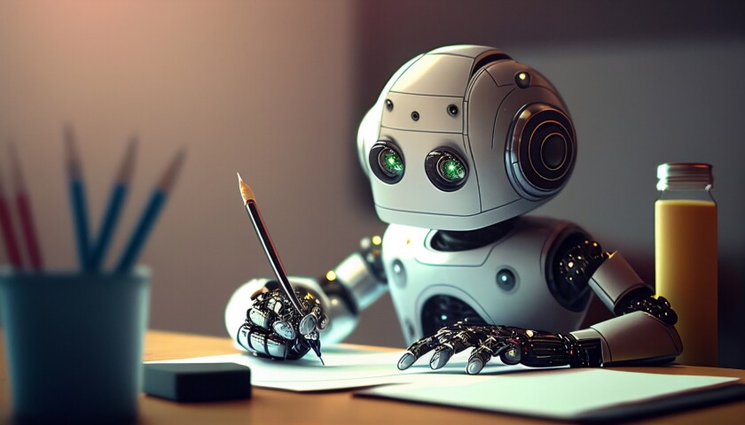 AI robot, Artificial Intelligence Chatbot,Chat GPT bot was tested for its ability to read, write and listen like a human.4th Industrial Revolution,AI learning concept.