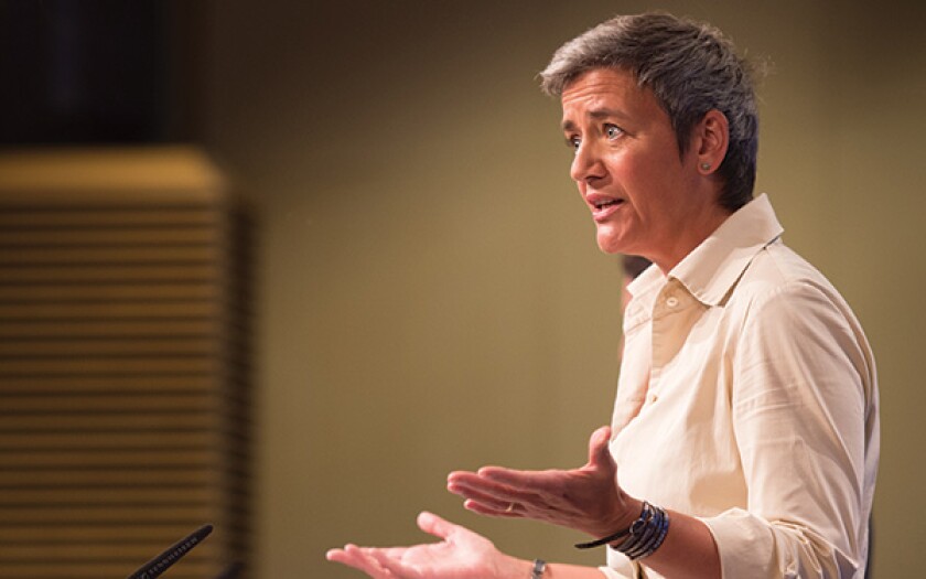 Margrethe Vestager, executive vice president and commissioner for competition, European Commission
