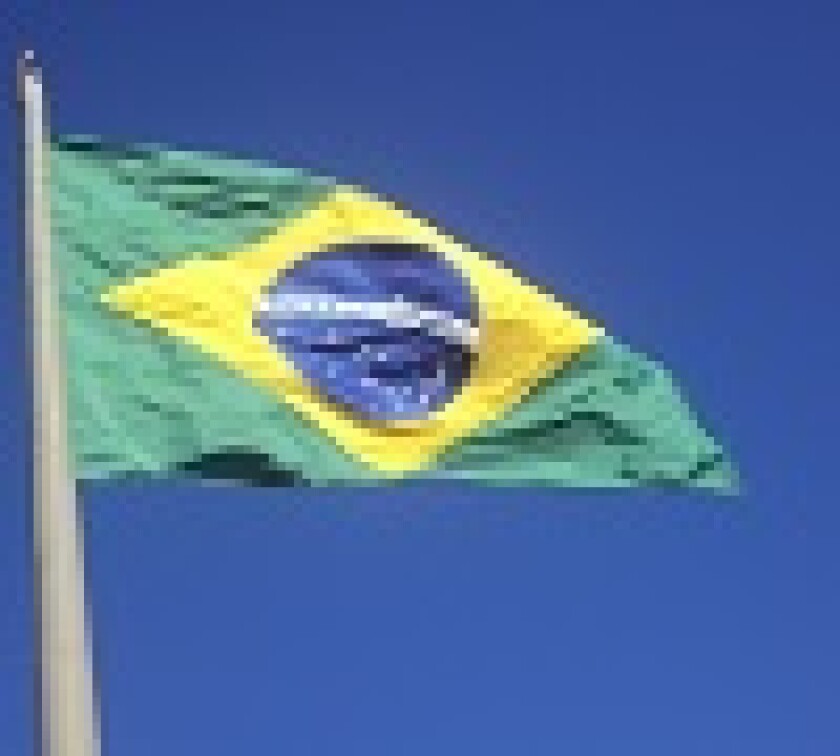 Brazilian flagpole