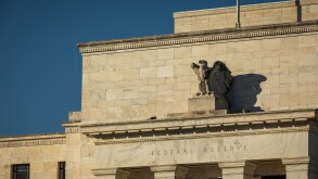 Partial View of the Federal Reserve ("Fed") Headquarters Office Building in Washington, D.C.