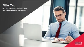 BDO pillar two webinar introductory slide