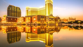 Cityscape Macao sunset