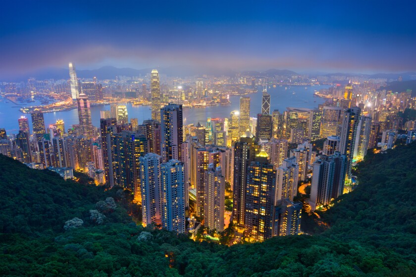 HK skyline
