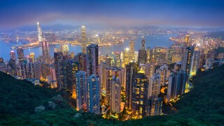 HK skyline