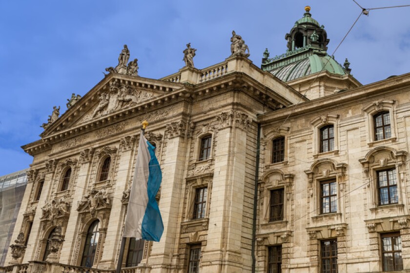 The Palace of Justice in Munich, home of the Munich Regional Court