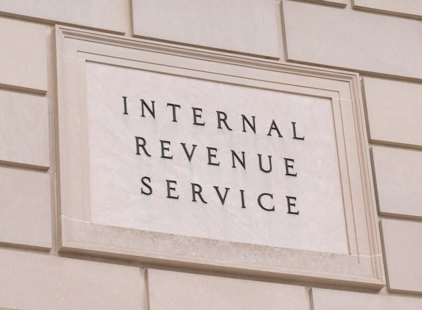 Internal Revenue Serice Sign