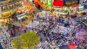 Shibuya Crossing in Tokyo